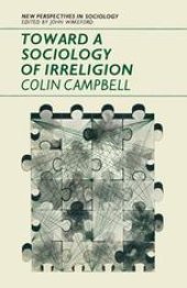 book Toward a Sociology of Irreligion