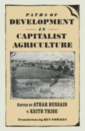 book Paths of Development in Capitalist Agriculture: Readings from German Social Democracy, 1891–99