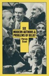 book Six Modern Authors and Problems of Belief