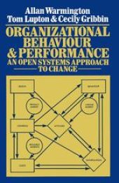 book Organizational Behaviour and Performance: An Open Systems Approach to Change