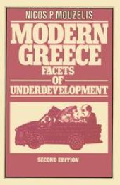 book Modern Greece: Facets of Underdevelopment