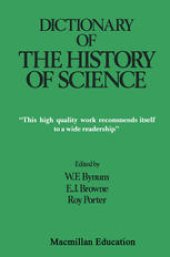 book Dictionary of the History of Science