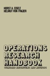 book Operations Research Handbook: Standard Algorithms and Methods with Examples