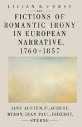 book Fictions of Romantic Irony in European Narrative, 1760–1857