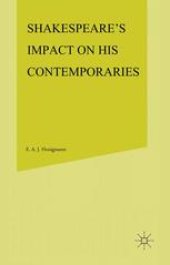 book Shakespeare’s Impact on his Contemporaries