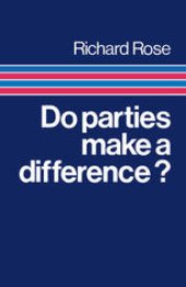 book Do Parties Make a Difference?