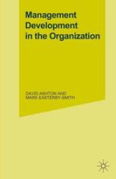 book Management Development in the Organization: Analysis and Action