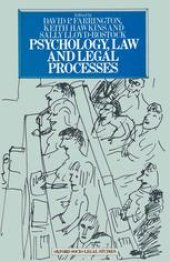 book Psychology, Law and Legal Processes