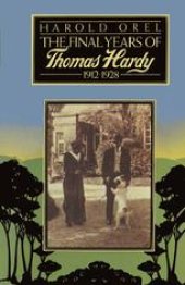 book The Final Years of Thomas Hardy, 1912–1928