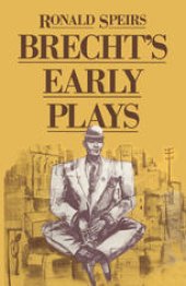 book Brecht’s Early Plays