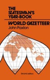 book The Statesman’s Year-Book World Gazetteer