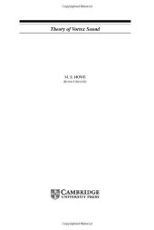 book Theory of vortex sound