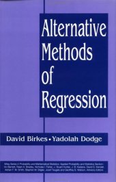 book Alternative methods of regression