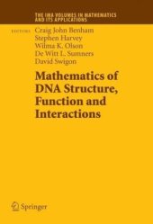 book Mathematics of DNA structure, function and interactions