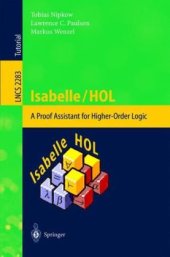 book Isabelle/HOL: A Proof Assistant for Higher-Order Logic