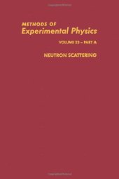 book Neutron scattering A (AP, 1986-1987)