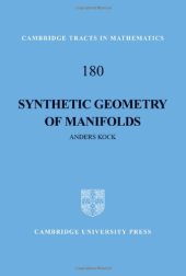 book Synthetic geometry of manifolds