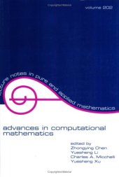 book Advances in computational mathematics: proceedings of the Guangzhou international symposium