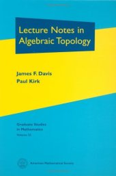 book Lecture notes in algebraic topology