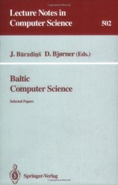 book Baltic Computer Science: Selected Papers