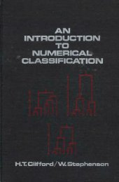 book An Introduction to numerical classification