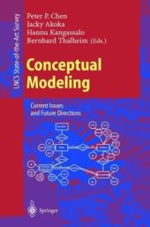 book Conceptual Modeling: Current Issues and Future Directions