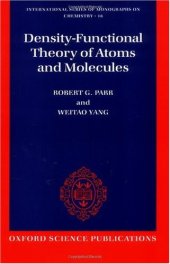 book Density-functional theory of atoms and molecules