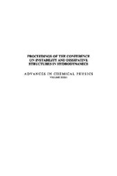 book Proceedings of the Conference on Instability and Dissipative Structures in Hydrodynamics