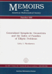 book Generalized symplectic geometries and the index of families of elliptic problems