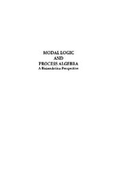 book Modal logic and process algebra: A bisimulation perspective