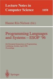 book Programming Languages and Systems — ESOP '96: 6th European Symposium on Programming Linköping, Sweden, April 22–24, 1996 Proceedings