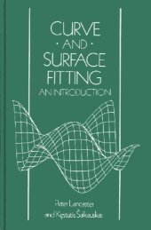 book Curve and surface fitting: An introduction