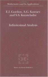 book Infinitesimal Analysis