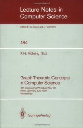 book Graph-Theoretic Concepts in Computer Science: 16th International Workshop WG '90 Berlin, Germany, June 20–22, 1990 Proceedings