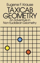 book Taxicab Geometry: an adventure in non-Euclidean geometry