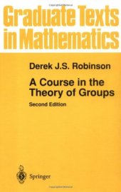 book A Course in the Theory of Groups