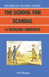 book The School for Scandal by Richard Sheridan