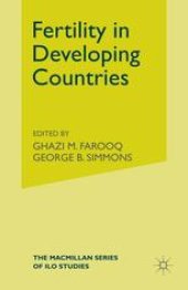 book Fertility in Developing Countries: An Economic Perspective on Research and Policy Issues