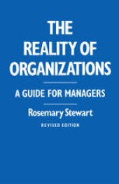 book The Reality of Organizations: A Guide for Managers