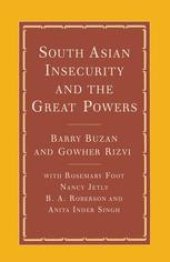 book South Asian Insecurity and the Great Powers