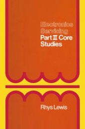 book Electronics Servicing: Part II Core Studies
