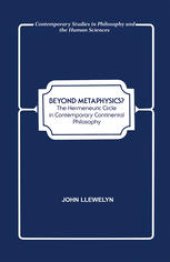 book Beyond Metaphysics?