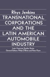 book Transnational Corporations and the Latin American Automobile Industry