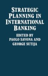 book Strategic Planning in International Banking