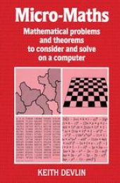 book Micro-Maths: Mathematical problems and theorems to consider and solve on a computer