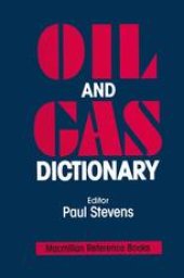 book Oil and Gas Dictionary