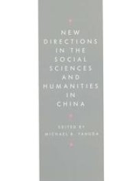 book New Directions in the Social Sciences and Humanities in China