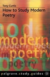 book How to Study Modern Poetry