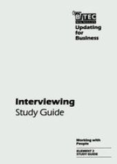 book Interviewing: Study Guide