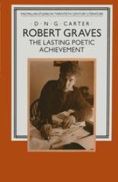 book Robert Graves: The Lasting Poetic Achievement